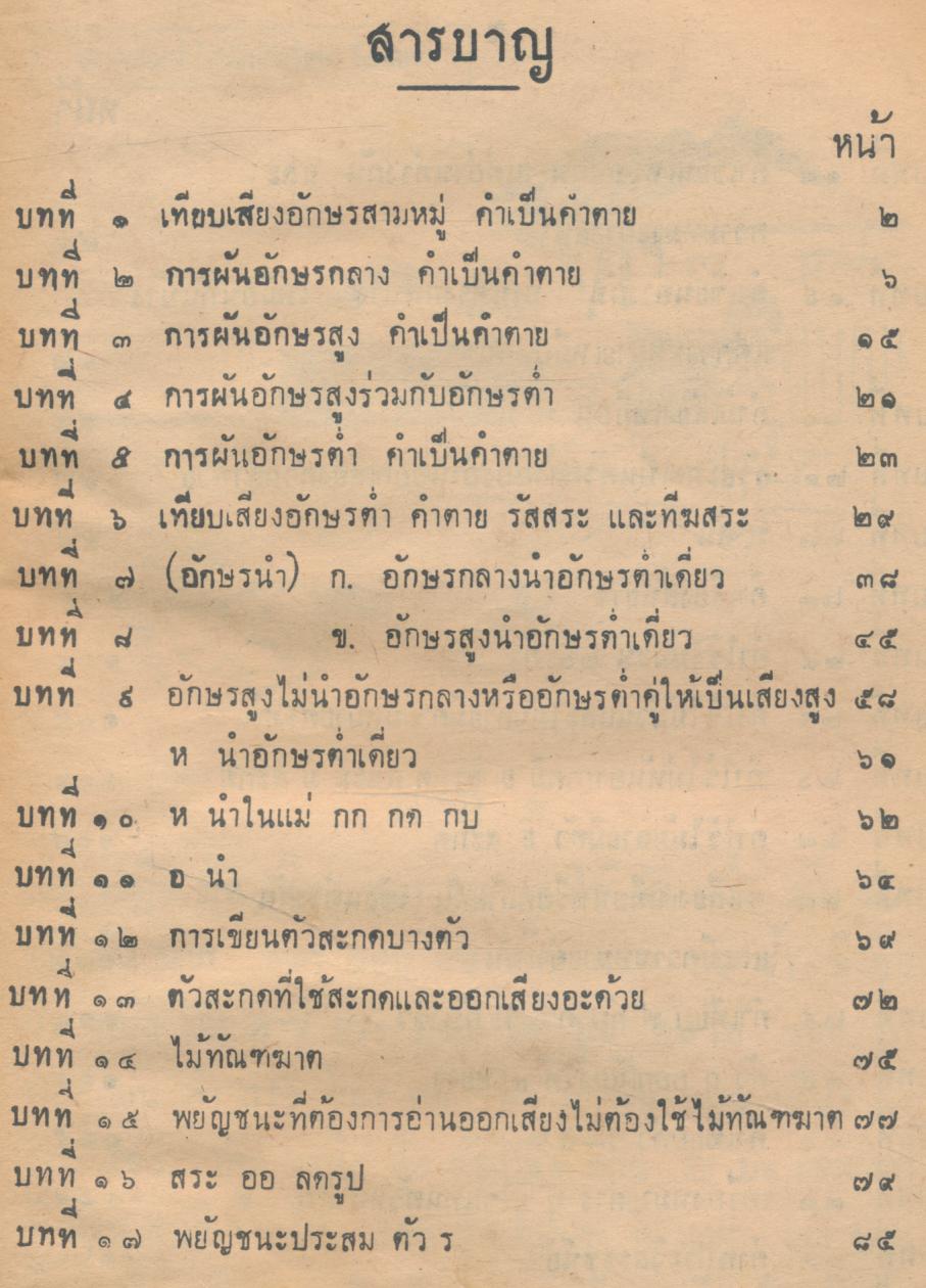แบบหัดอ่านหนังสือไทย ชั้นประถมปีที่ ๒