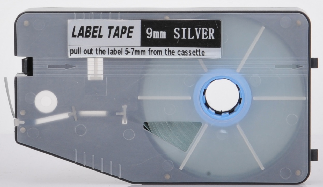 9 MM LABEL TAPE SILVER (สำหรับ LK330)