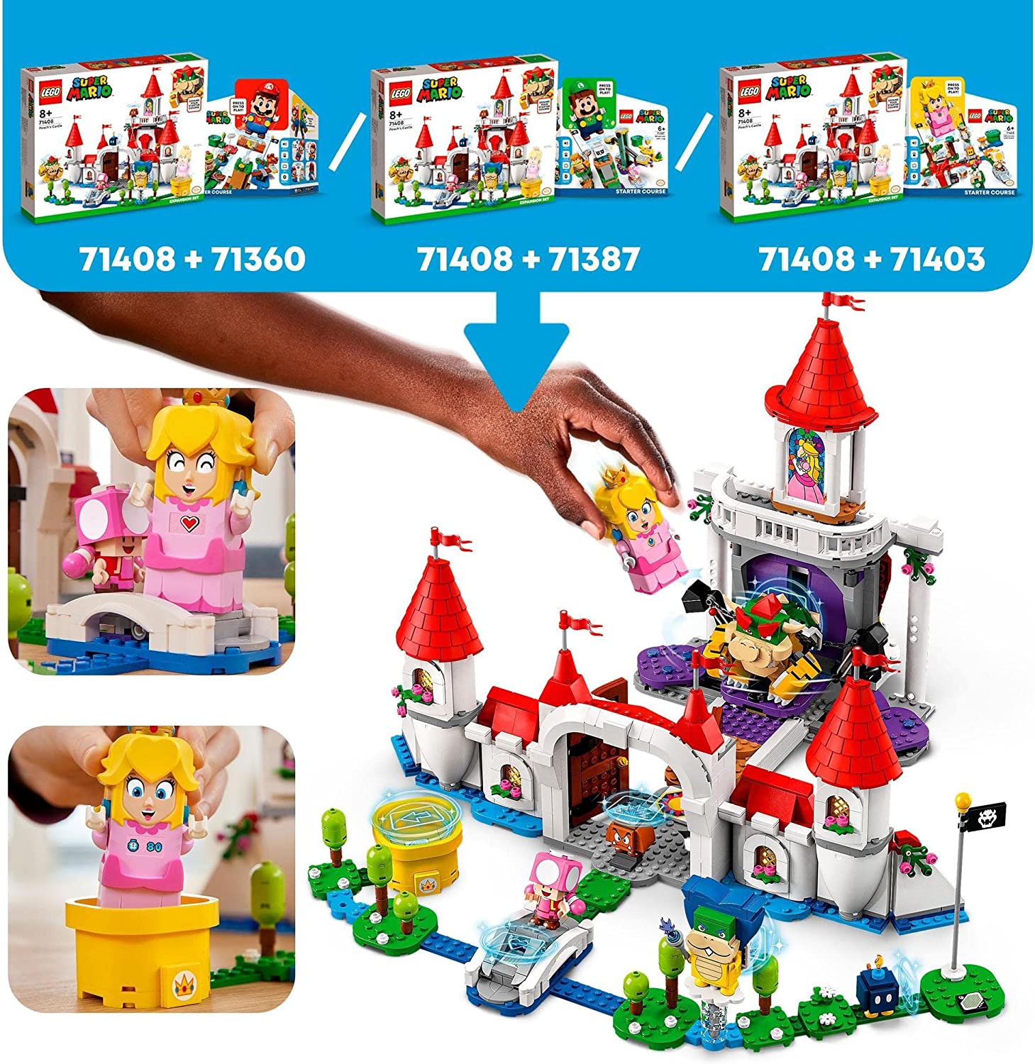 **MTS Toys**เลโก้ Lego 71408 Super Mario : Peach's Castle