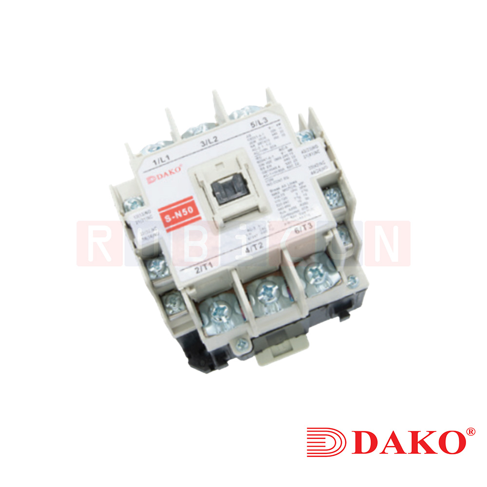 "DAKO" S-N50 80A 2NO 2NC (110V, 220V, 380V) แมกเนติกคอนแทคเตอร MAGNETIC CONTACTOR