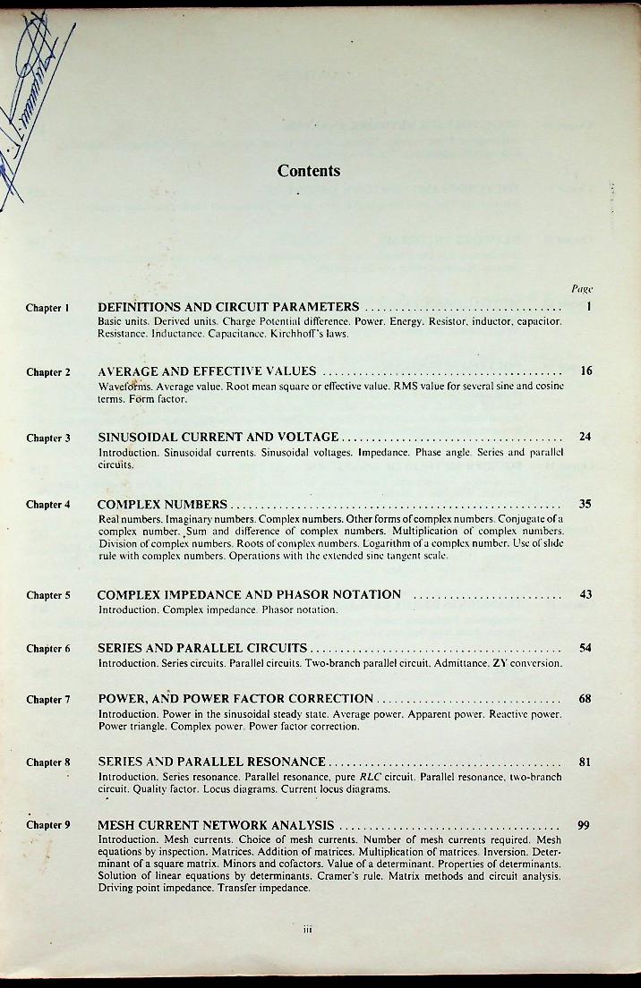 ELECTRIC CIRCUITS SI (metric) edition