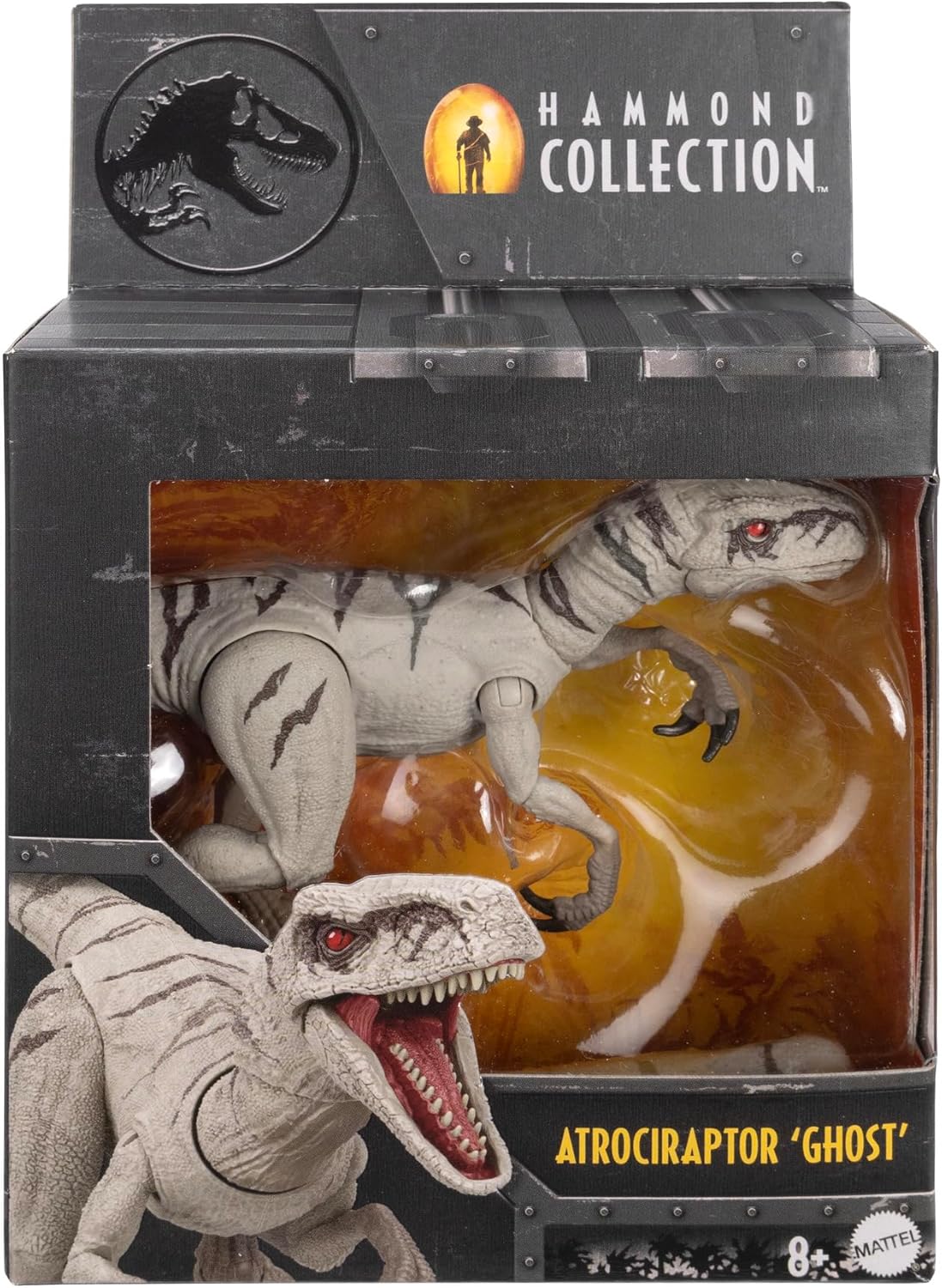 **MTS Toys**Mattel Jurassic World Hammond Collection : JDJ06 Atrociraptor 'Ghost' [ความยาวจากหัวถึงหาง 17.5 ซ.ม.]
