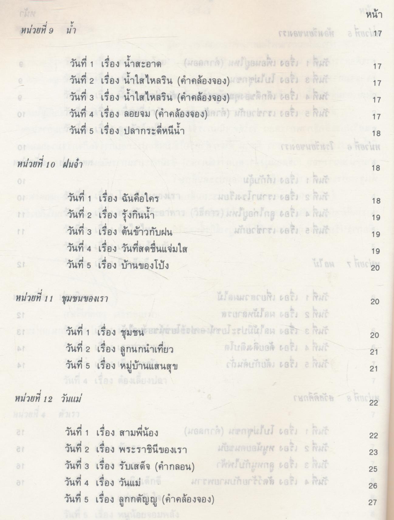 คู่มือครู เรื่องเล่าประกอบหน่วยการสอน