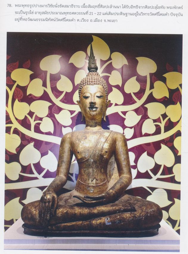 หนังสือ ศิลปวัดถุที่พบในเมืองพะเยา จัดพิมพ์เนื่องในวโรกาสพระอุบาลีคุณูปมาจารย์ (ปวงธมุปญโญ) เจ้าอาวาสวัดศรีโคมคำ อายุครบ 101 ปี