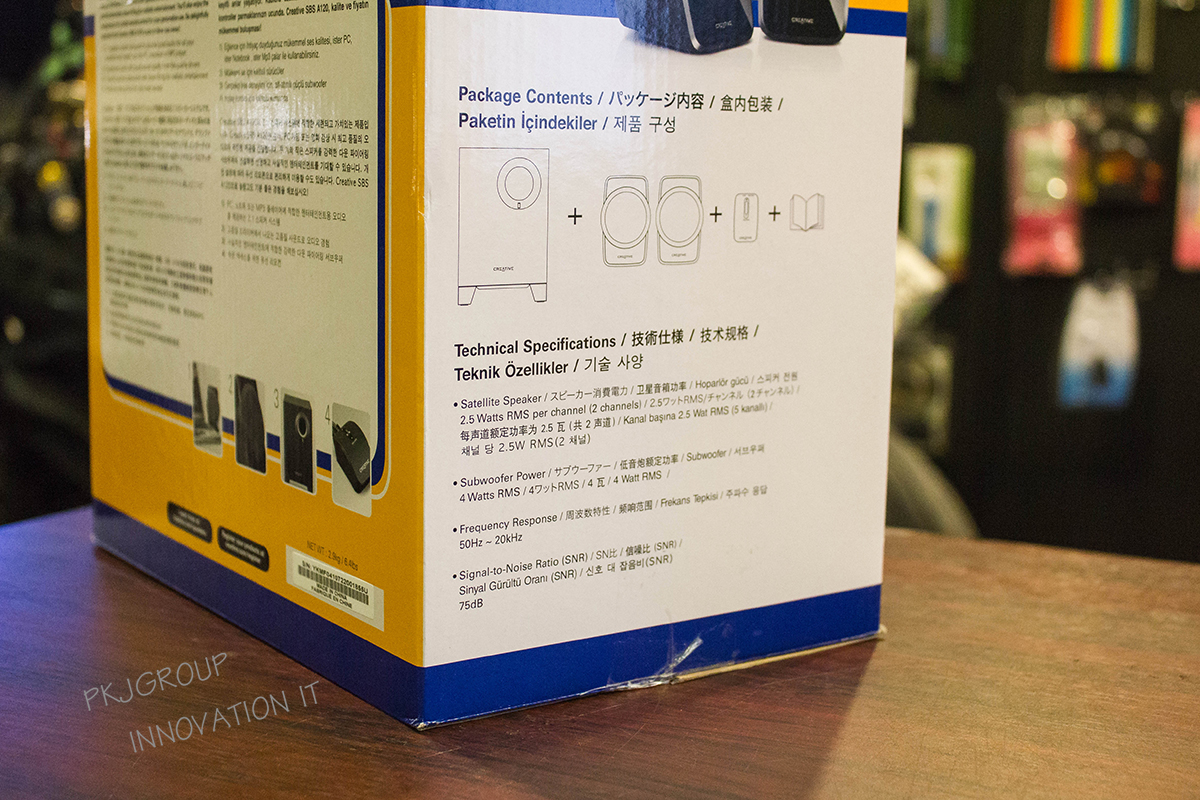 ลำโพงคอม Creative SBS A120 ลำโพงไม่เกินพัน เสียงคุณภาพ