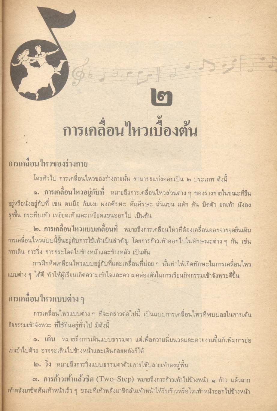 หนังสืออ่านเพิ่มเติม กลุ่มวิชาพลานามัย กิจกรรมเข้าจังหวะ ระดับมัธยมศึกษา