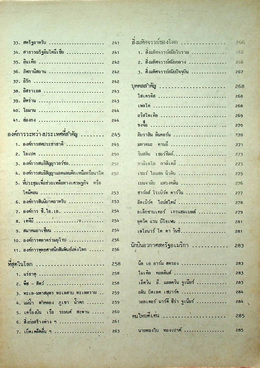 ความรู้รอบตัว ฉบับย่อโลกปัจจุบัน