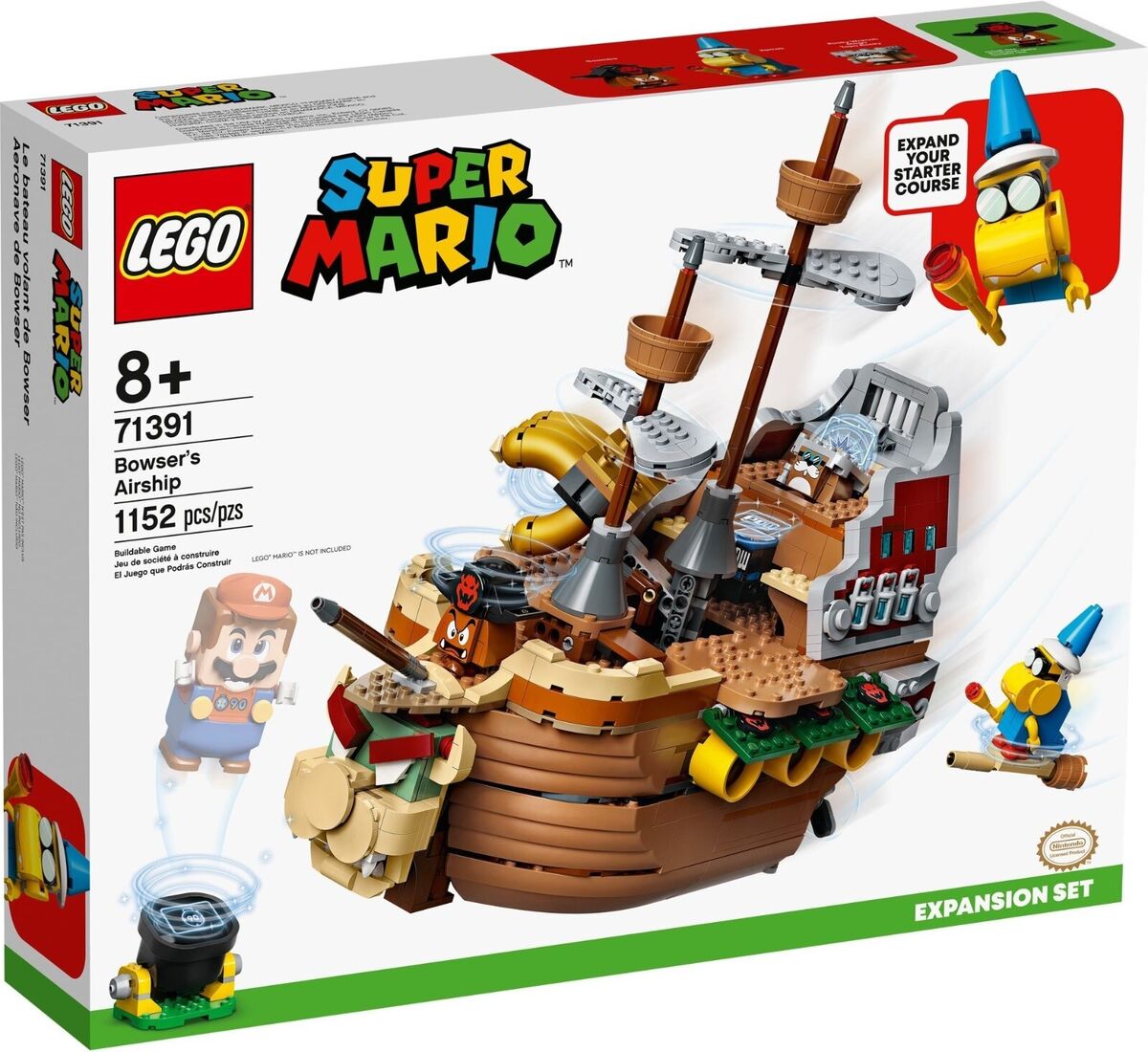 **MTS Toys**เลโก้ Lego 71391 Super Mario : Bowser's Airship