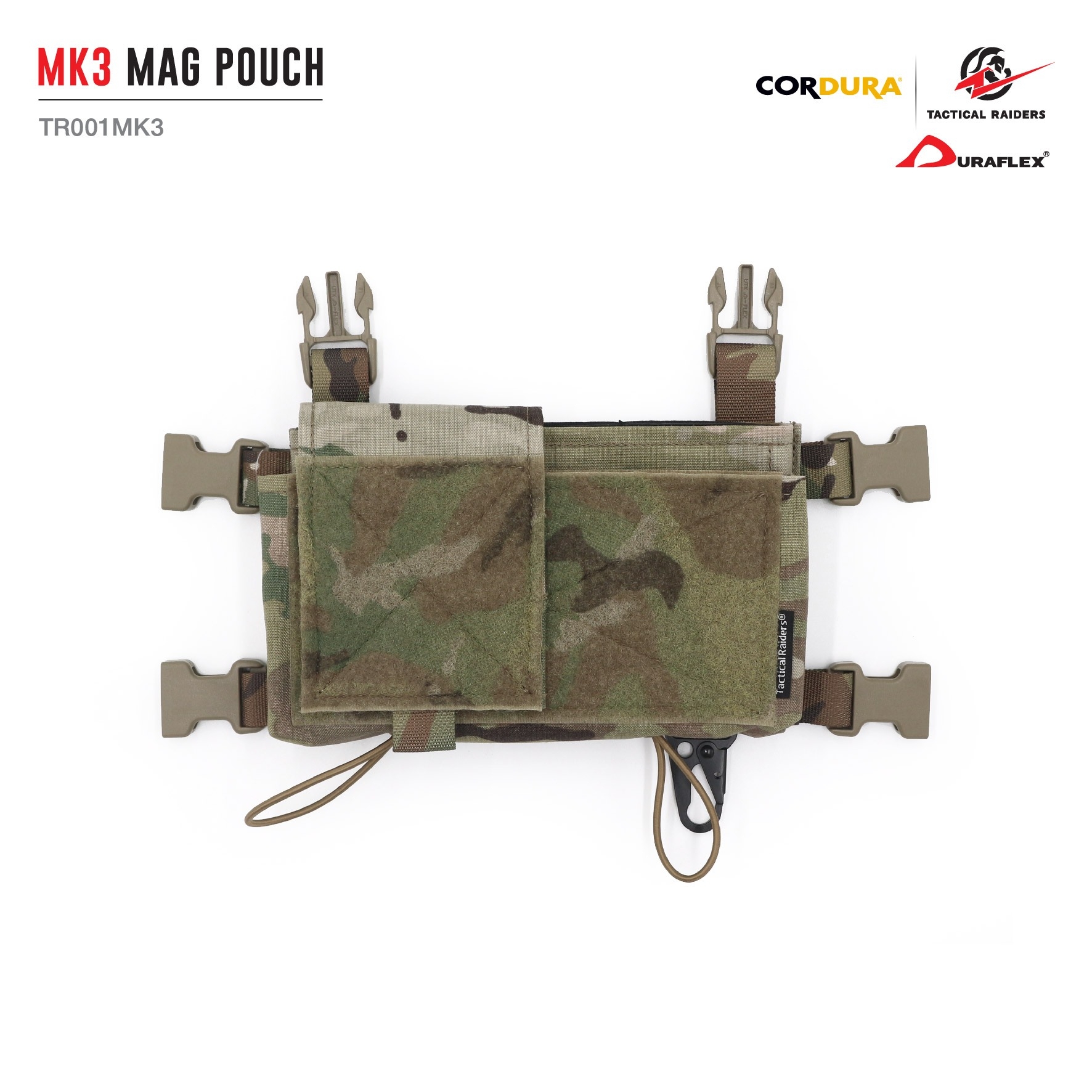 🇹🇭 1104 ไทยแลนด์ แทคติคอล ซองแม็กกาซีน MK3 MAG POUCH ( Tactical Rider ) [ TR001MK3 ]