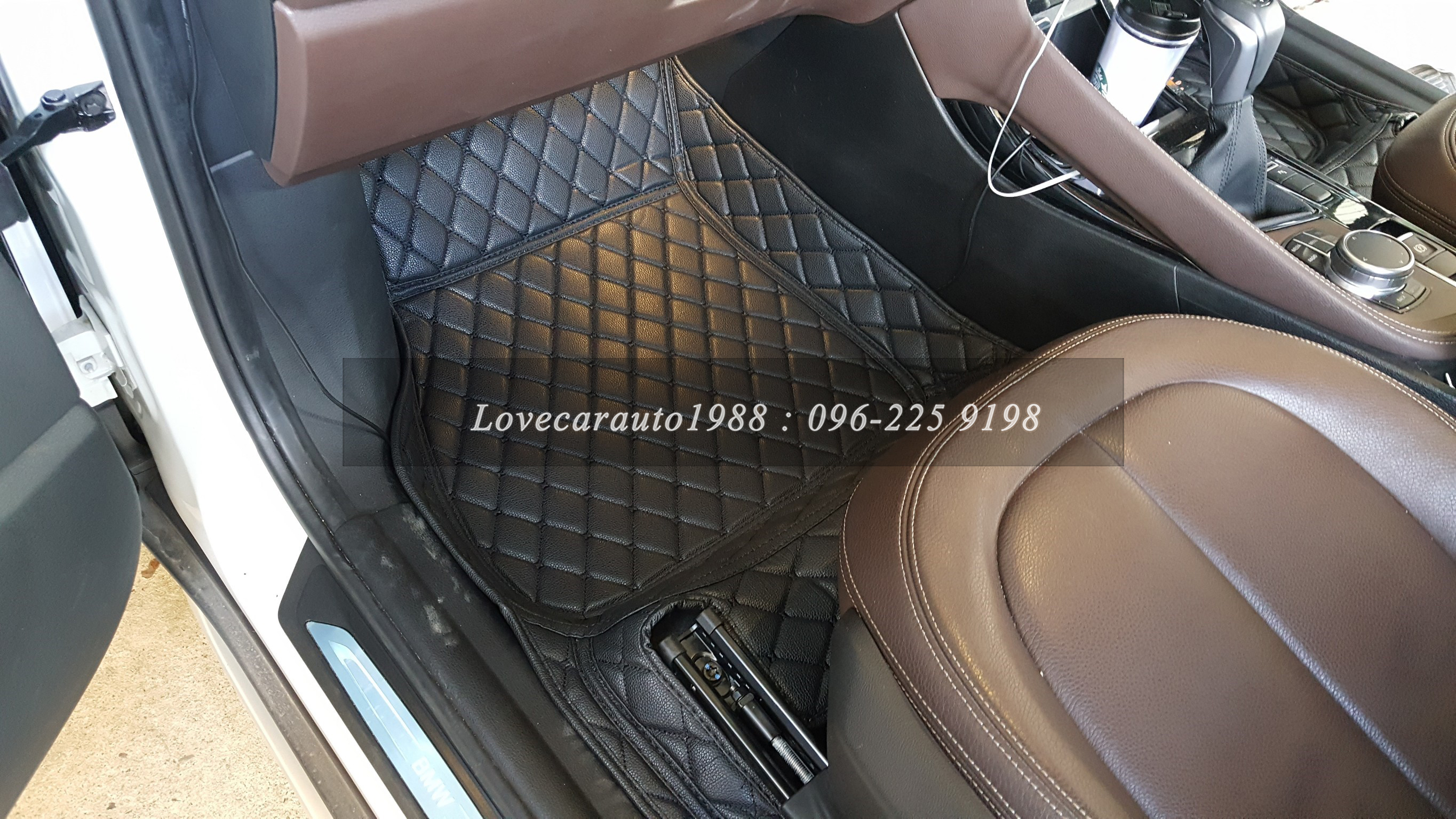 พรม6D BMW X1 สีดำ