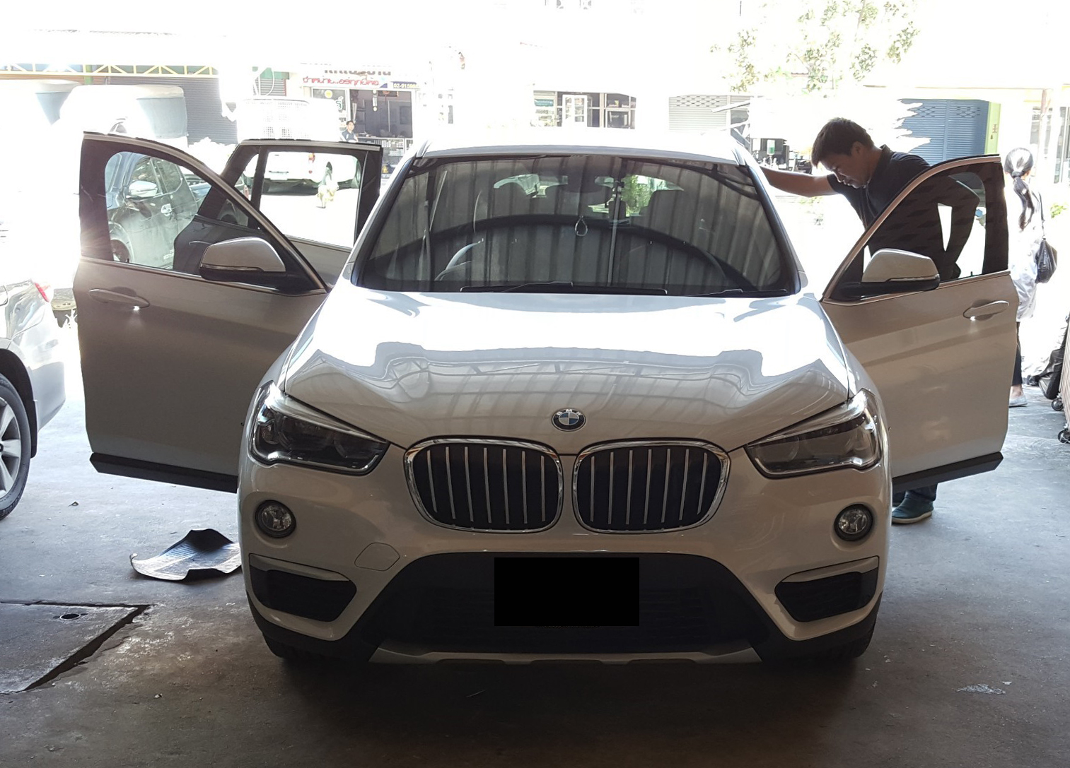 พรม6D BMW X1 สีดำ