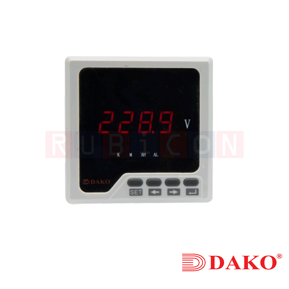 "DAKO" ST96-3A AMP METER 3 PHASE SIZE 96x96MM มิเตอร์จอแสดงผล LED (METER LED DISPLAY)
