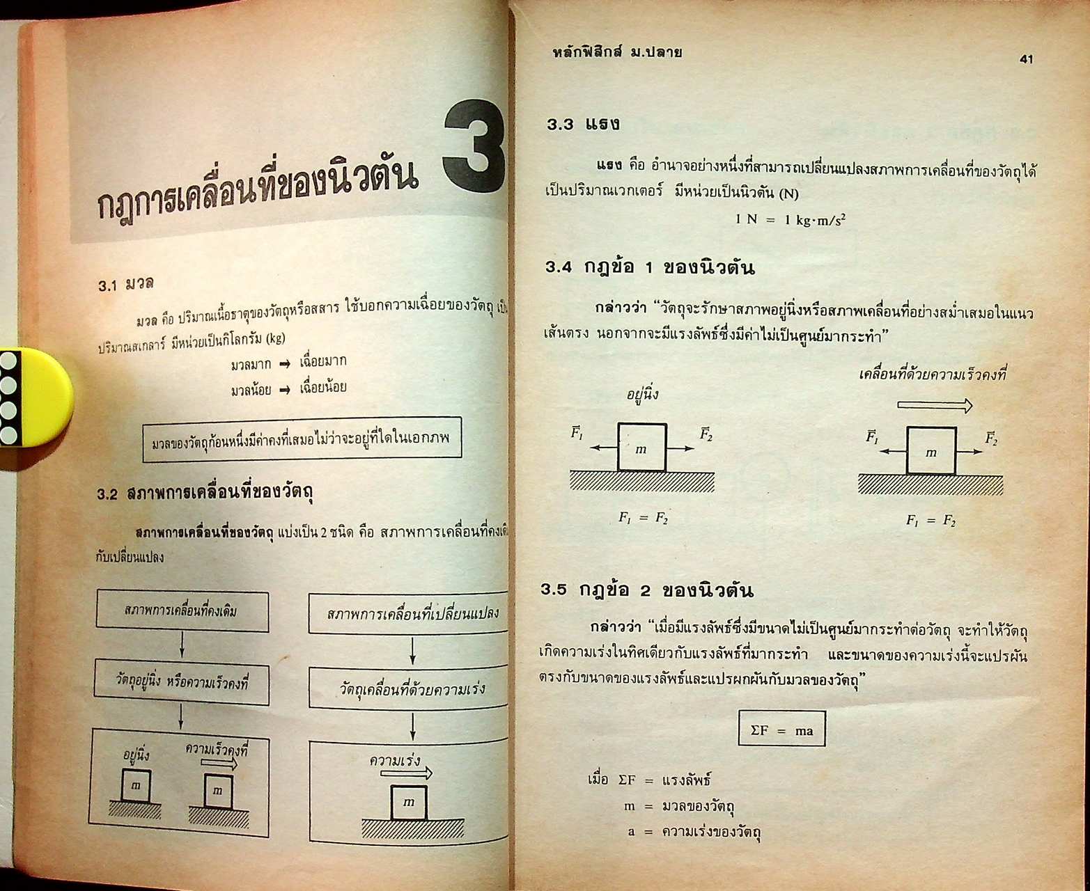 หลักฟิสิกส์ ม.ปลาย