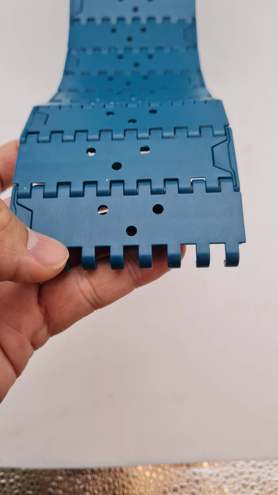 FR 1000-85 Flat top modular โมดูล่า สำหรับงานสายพานลำเลียงในโรงงานอุตสาหกรรม โรงงานผลิตน้ำ