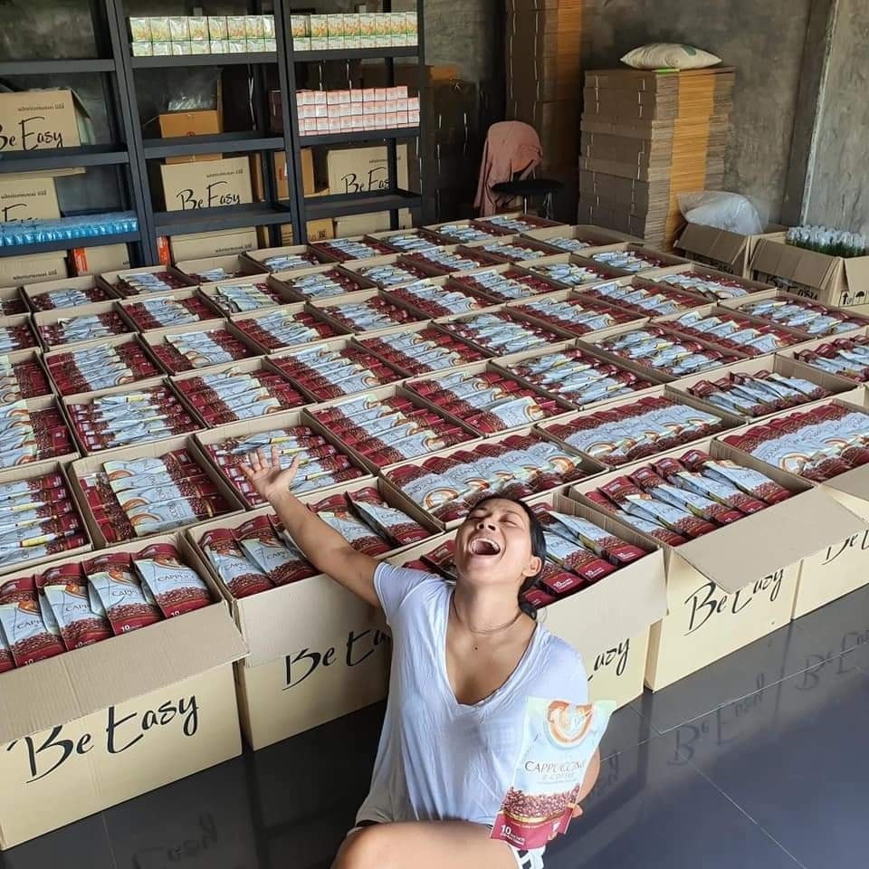 กาแฟนางบี B Coffee สุขภาพดีด้วยกาแฟรสคาปูชิโน ของแท้100%