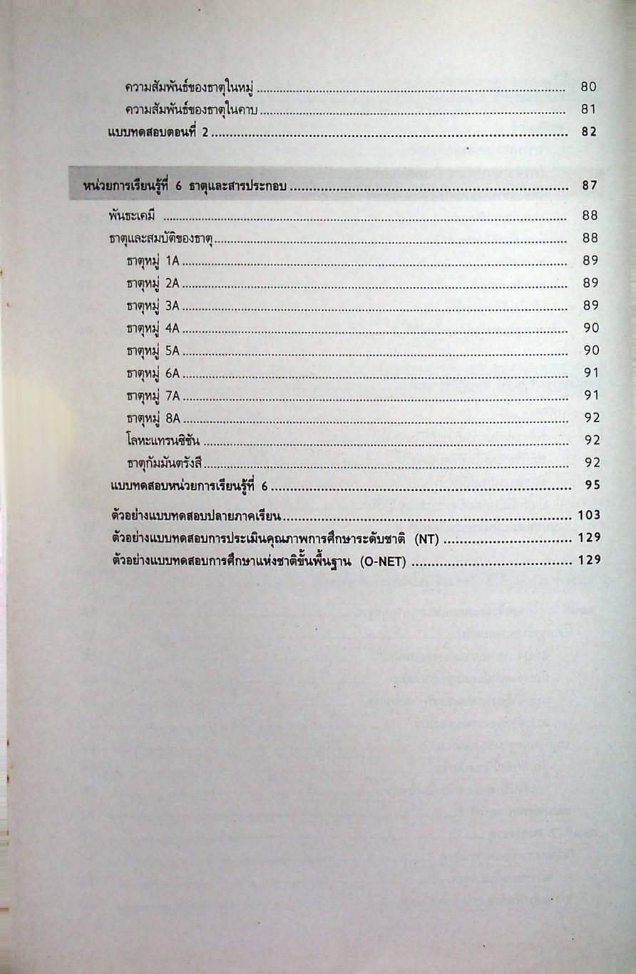 เตรียมสอบ สารและสมบัติของสาร ม.4-6