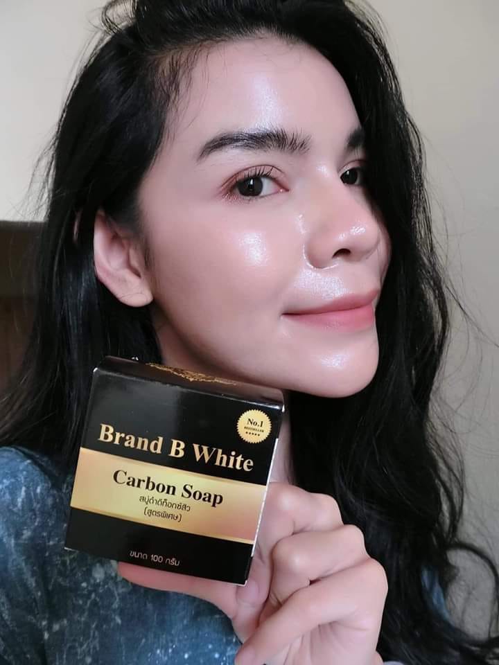สบู่ดำดีท็อกซ์สิว แบรนด์บีไวท์ Carbon Soap