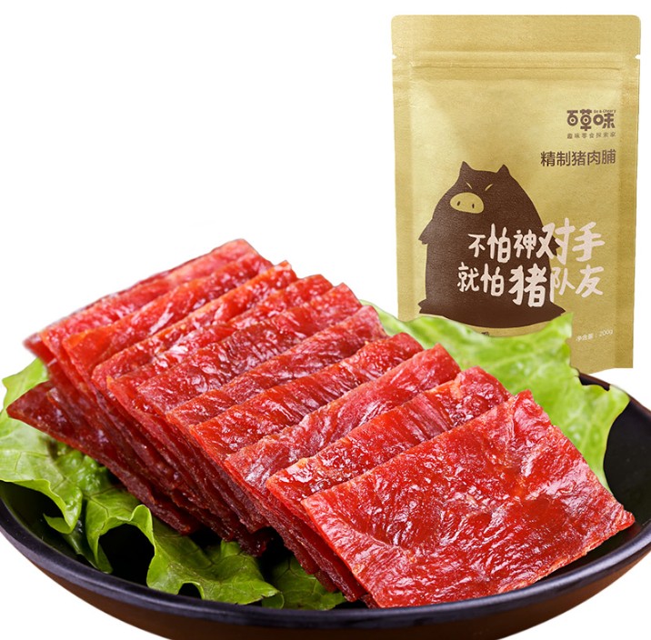 หมูแผ่นปรุงรส ตรา Be&Cherry 200g