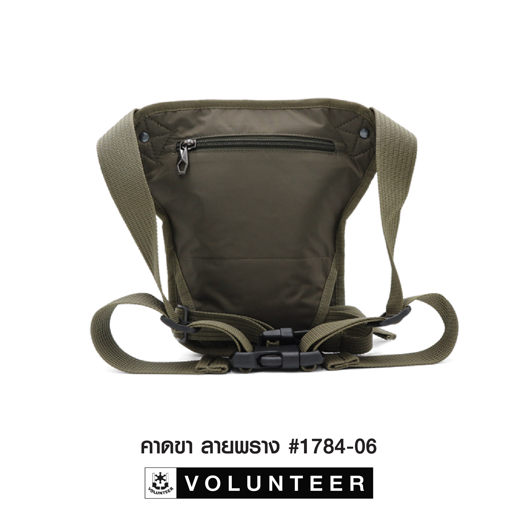🇹🇭 182 ไทยแลนด์ แทคติคอล คาดขา ลายพราง Volunteer #1784-06