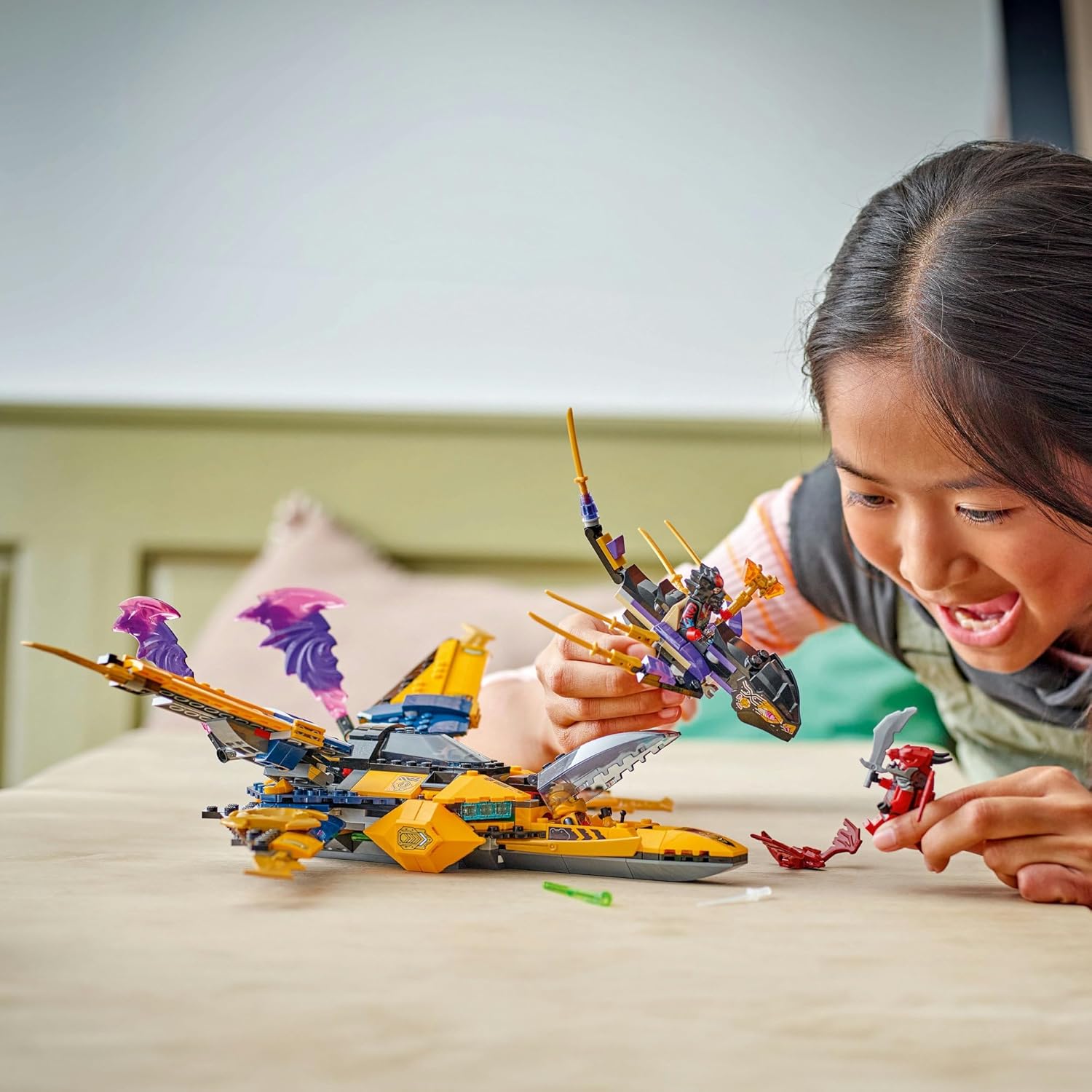 **MTS Toys**เลโก้ Lego 71833 Ninjago : Ras and Arin's Super Storm Jet