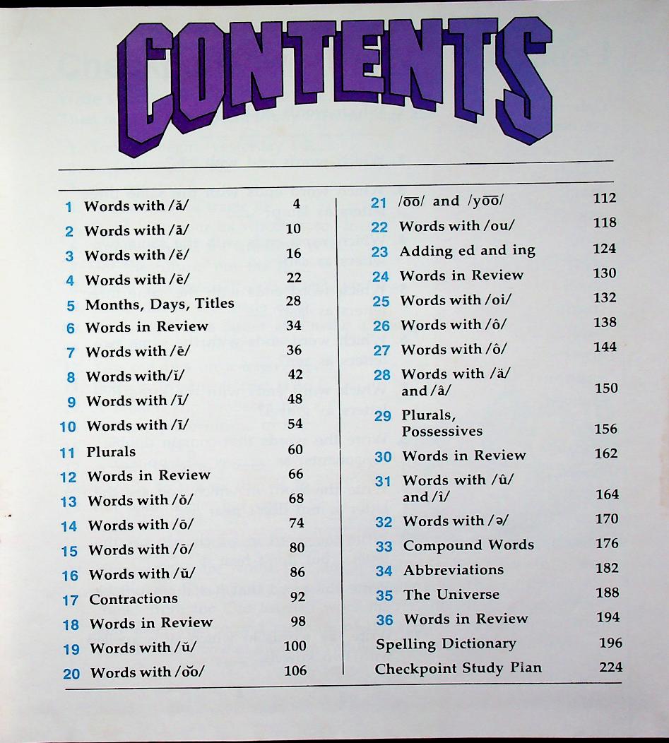 STECK-VAUGHN SPELLING