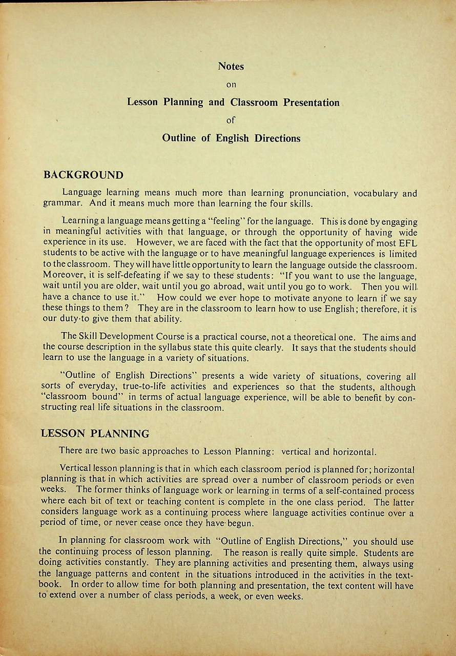 หนังสือคู่มือครูภาษาอังกฤษ OUTLINE OF ENGLISH DIRECTIONS รายวิชา อ 523 - อ 524 เสริมทักษะ 3-4 ชั้นมัธยมศึกษาปีที่ 5 (ม.5)