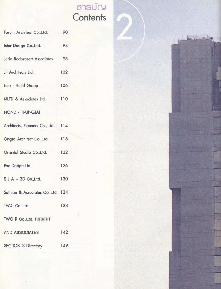 อาคารฉบับพิเศษ 25 บริษัทสถาปนิก Prominent Architectural Firms