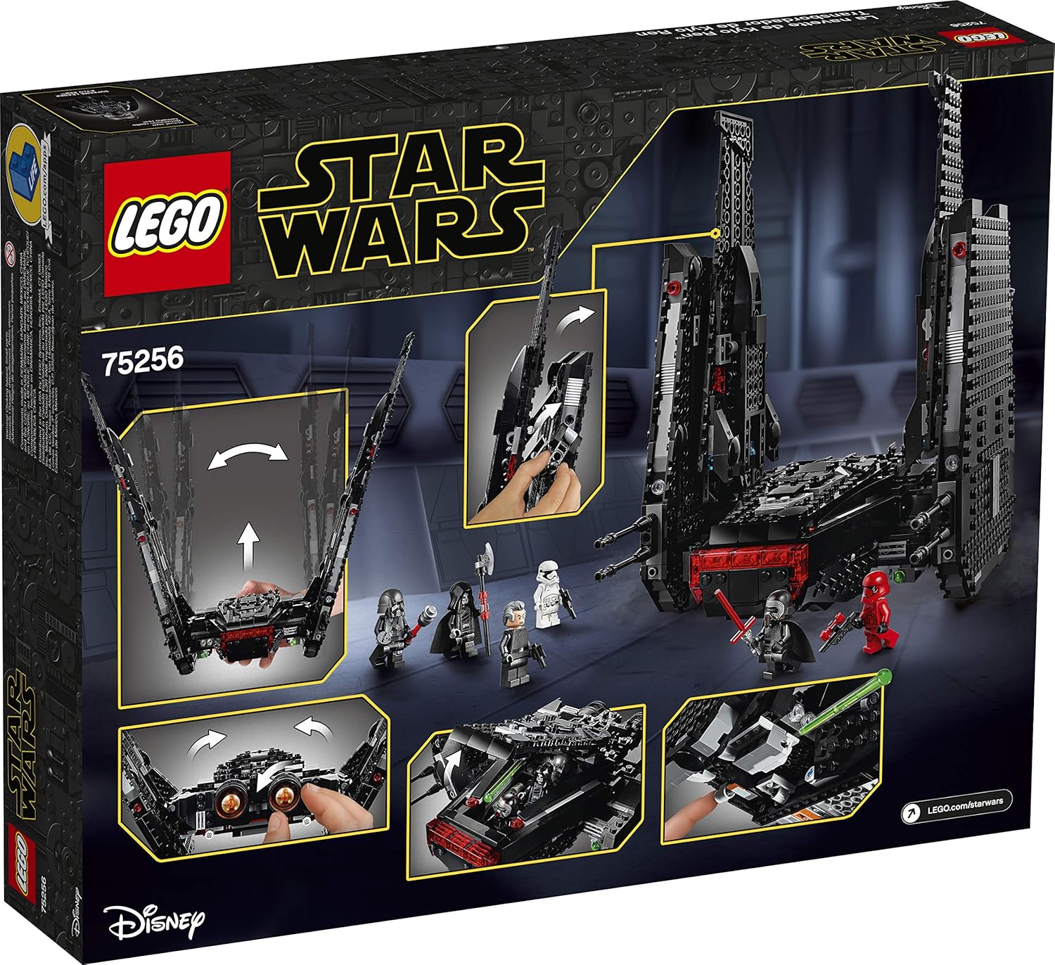 **MTS Toys**เลโก้ Lego Star Wars 75256 : Kylo Ren's Shuttle