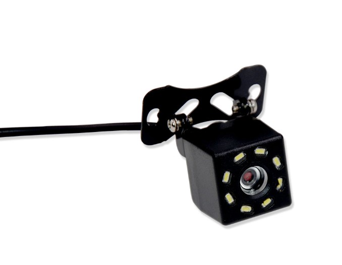 กล้องมองหลัง กล้องติดรถยนต์ AV Cable 8 LED Car Rear View Camera