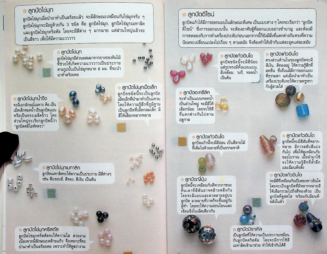 ศิลปะและเทคนิคการประดิษฐ์เครื่องประดับ จากลูกปัดคริสตัลนำสมัย