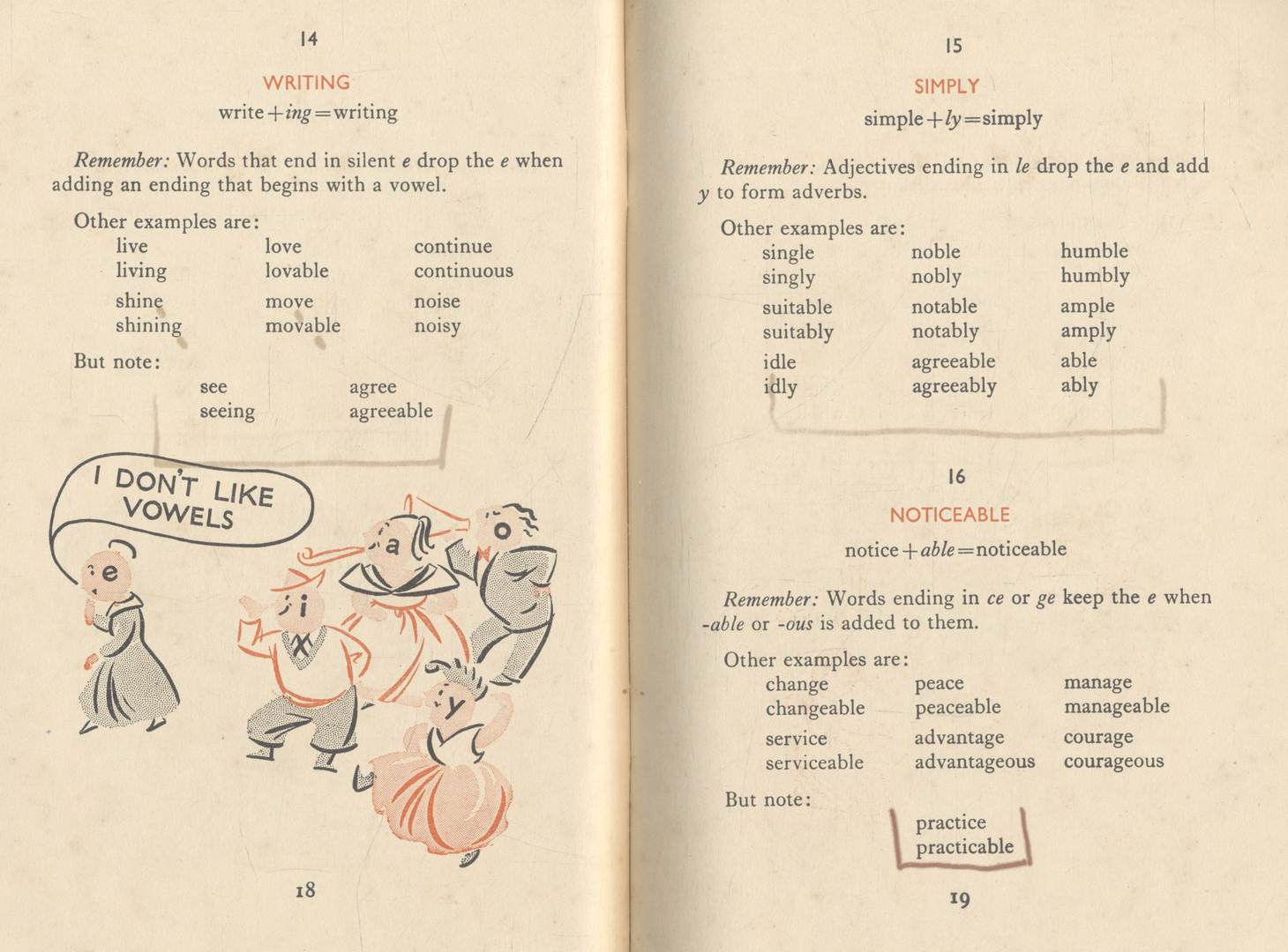 KEY WORDS FOR EASY SPELLING