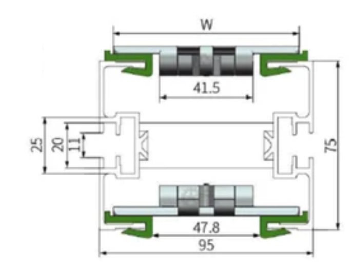 สายพานลำเลียงแบบทางตรง Top chain 820K325 สำหรับโรงงานน้ำดื่มและระบบขนถ่ายวัสดุยาว 3เมตร