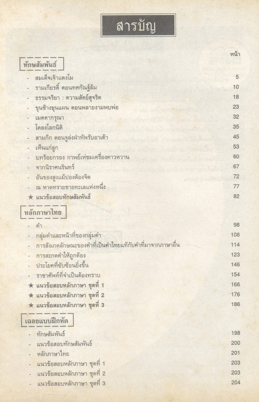 คู่มือ วิชาภาษาไทย ม.3 (ท 305 - ท 306)