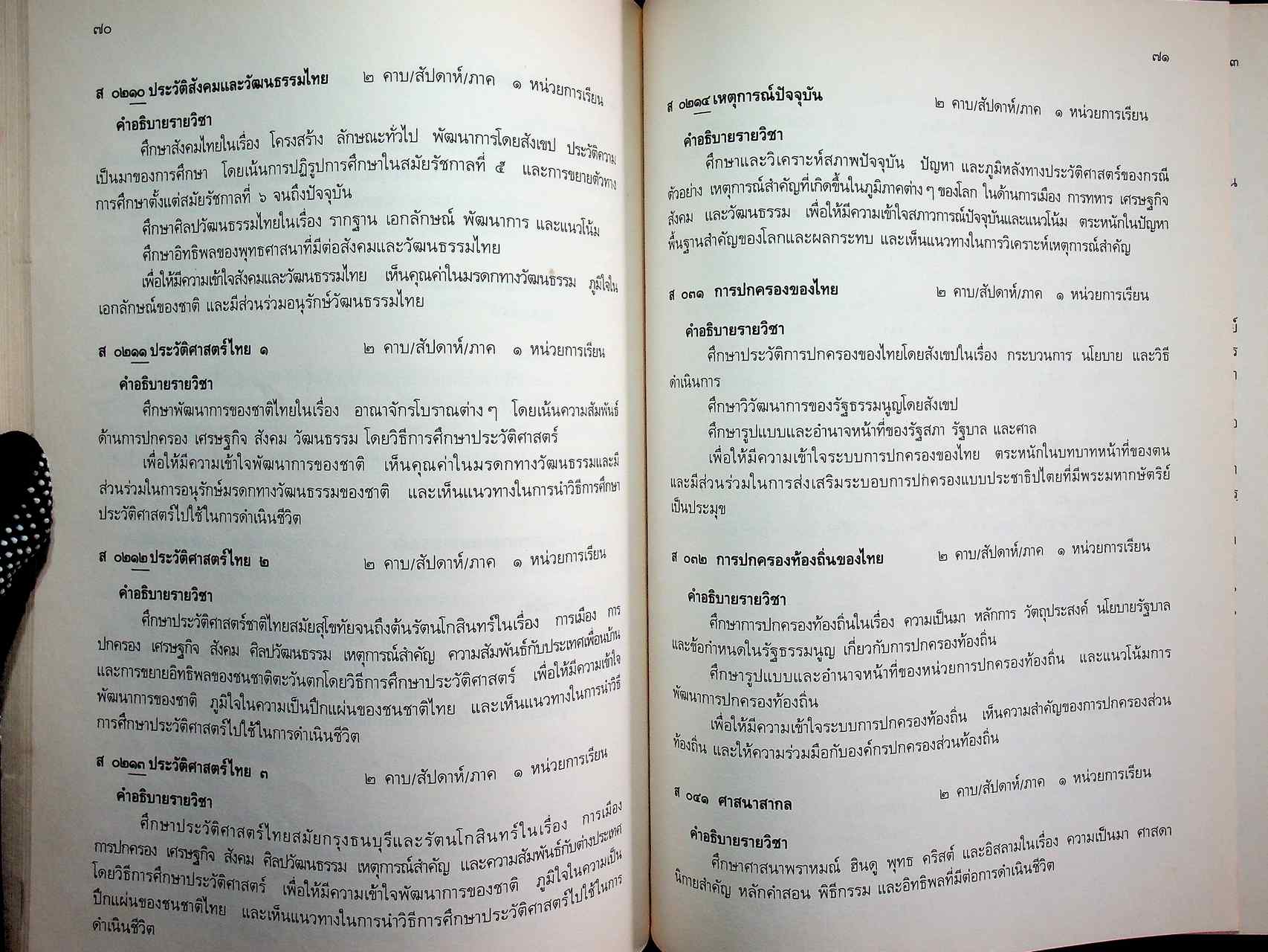 หลักสูตรมัธยมศึกษาตอนปลาย พุทธศักราช ๒๕๒๔ (ฉบับปรับปรุง พ.ศ. ๒๕๓๓)