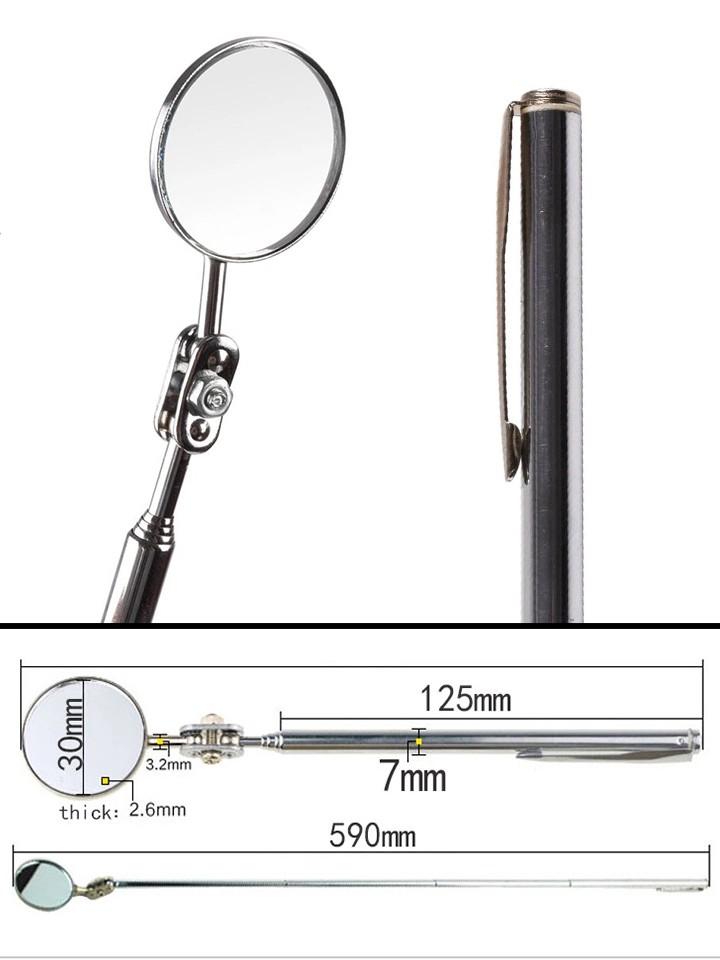 รหัสสินค้า 086 กระจกส่องชิ้นงาน สำหรับส่องในพื้นที่แคบหรือเข้าถึงยากต่างๆ