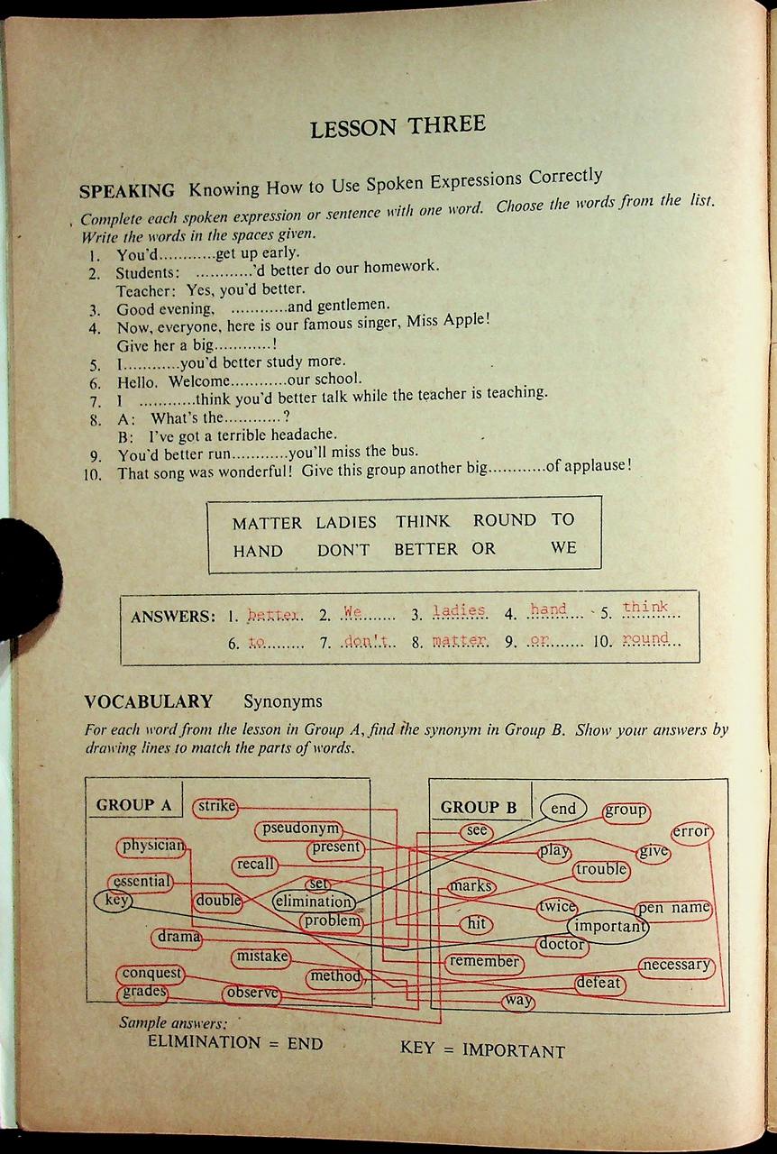 คู่มือครู OUTLINE OF ENGLISH DIRECTIONS WORKBOOK 2 รายวิชา อ 023 - อ 024 เสริมทักษะ 3-4 ระดับมัธยมศึกษาตอนปลาย