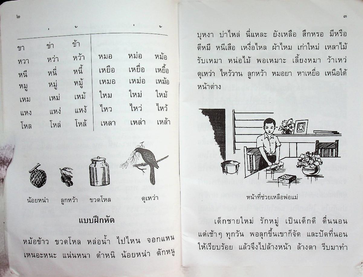 แบบเรียนเร็วใหม่ เล่ม ๑ ตอนกลาง ชั้นประถมศึกษาปีที่ ๒