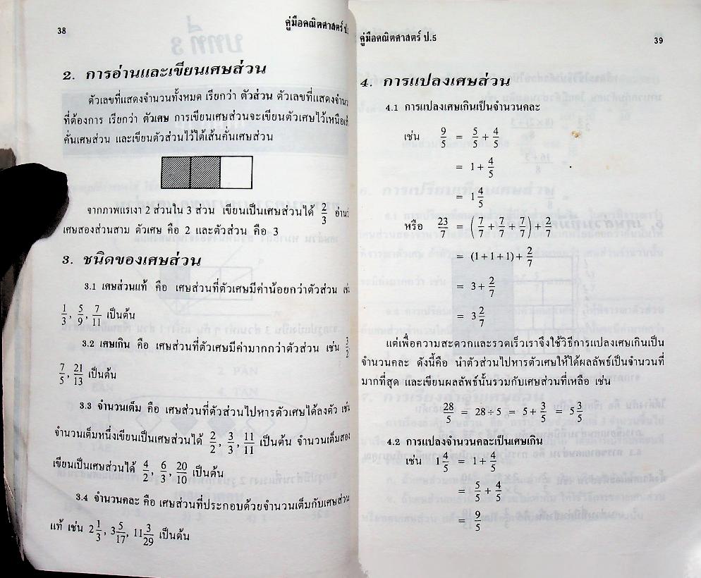 คู่มือ คณิตศาสตร์ ป.5