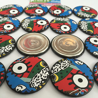 แม่เหล็กติดตู้เย็นแรงสูง Magnet button ผลิตที่ติดตู้เย็น ราคาส่ง