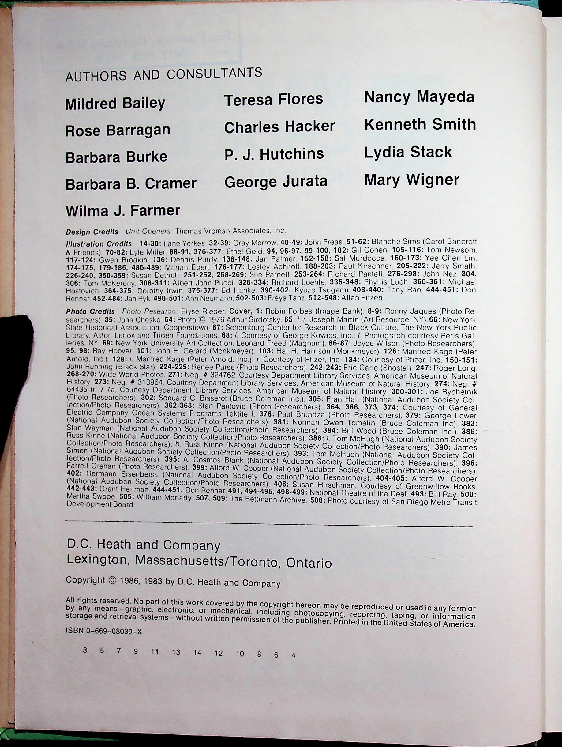 MAKING CHOICES : HEATH AMERICAN READERS