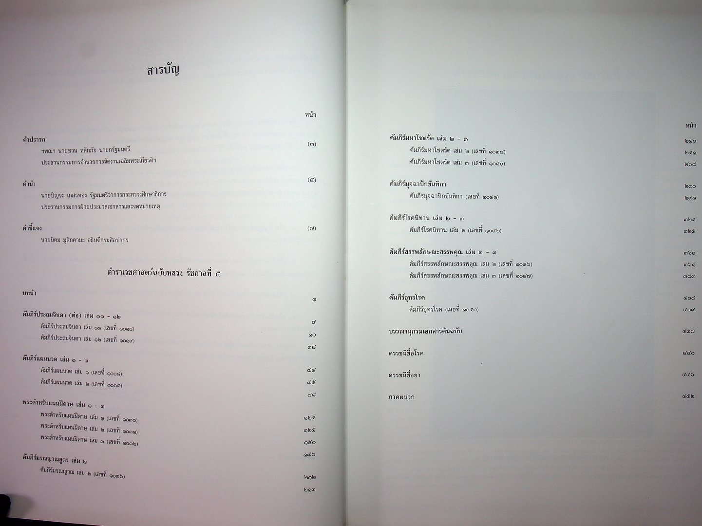 ตำราเวชศาสตร์ฉบับหลวง รัชกาลที่ ๕ เล่ม ๑ และ เล่ม ๒