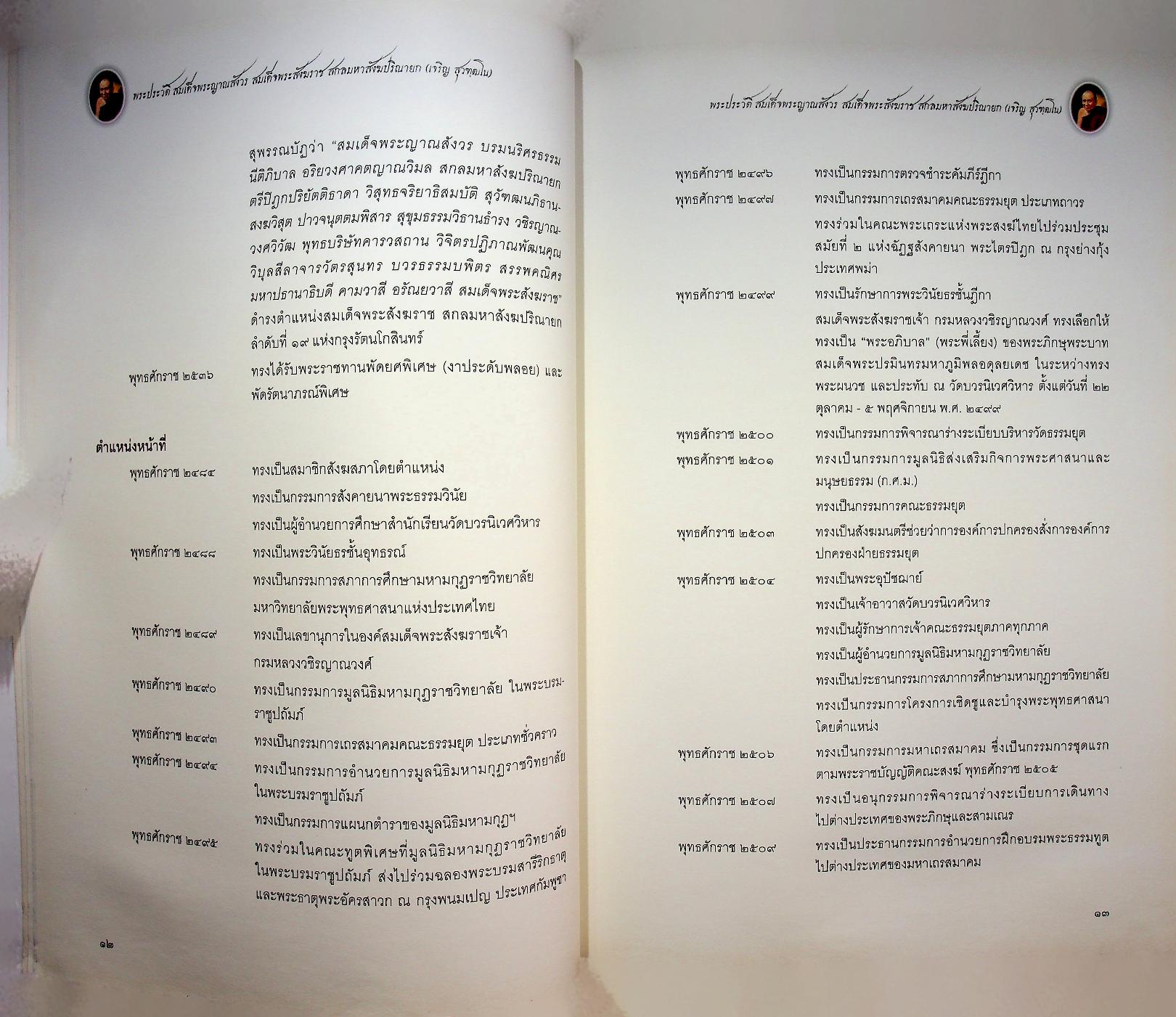 พระประวัติ สมเด็จพระญาณสังวร สมเด็จพระสังฆราช สกลมหาสังฆปริณายก (เจริญ สุวฑฺฒโน)