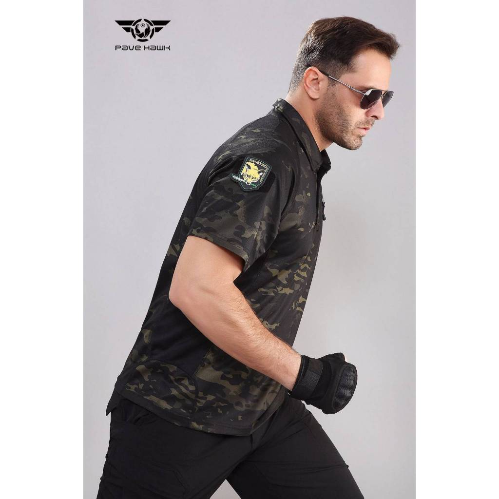 🇹🇭 5 ไทยแลนด์ แทคติคอล เสื้อโปโล Polo Pave Hawk A