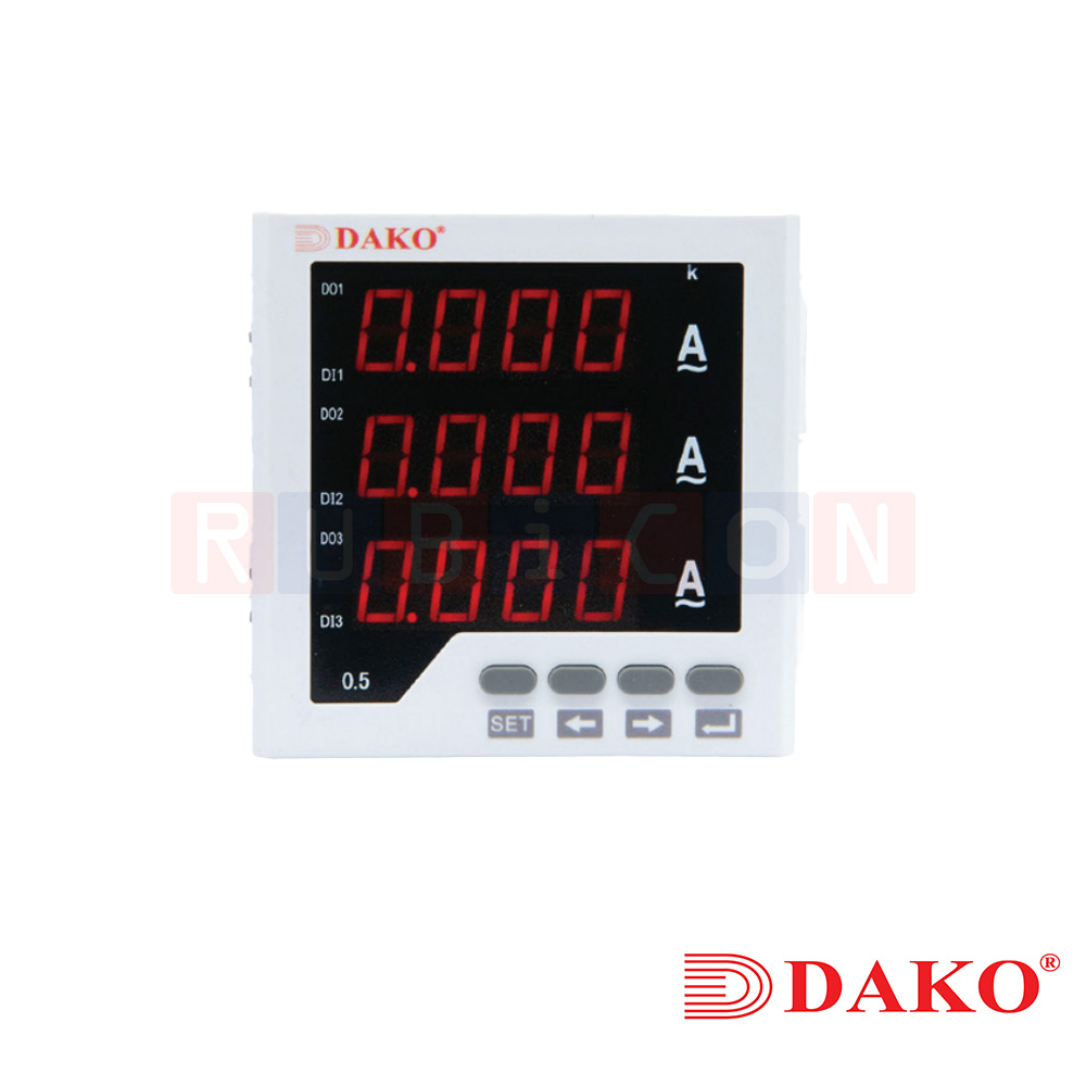 "DAKO" DN-3AA33 มิเตอร์จอแสดงผล LED (มิเตอร์วัดกระแสไฟฟ้า 3 เฟส) METER LED DISPLAY