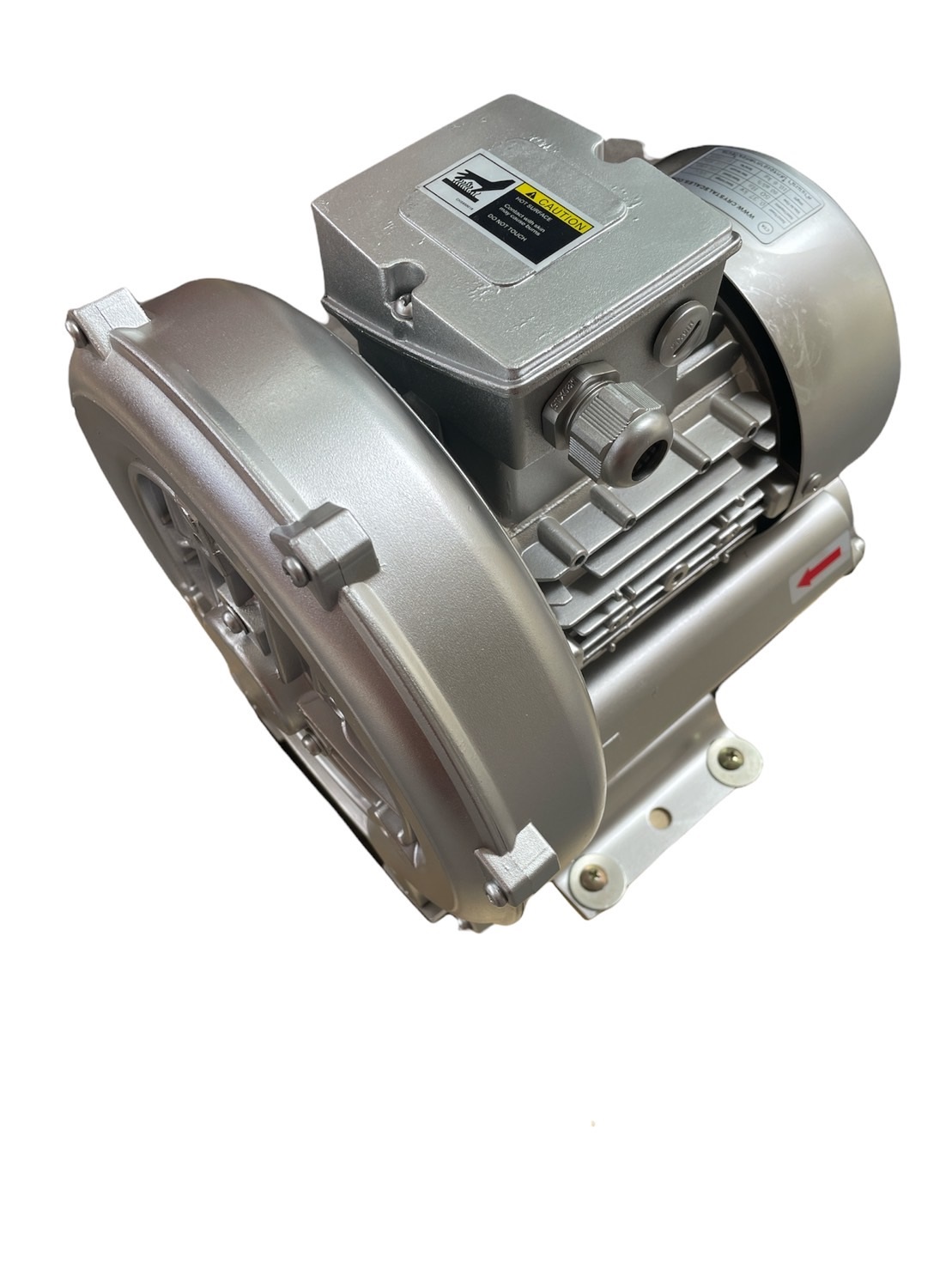 พัดลมโบรเวอร์เป่าอากาศ และ ดูดอากาศ Ring Blower CTA 340 380 V ขนาด 0.5แรงม้าใช้เติมอากาศในบ่อ เพาะเลี้ยงสัตว์น้ำ