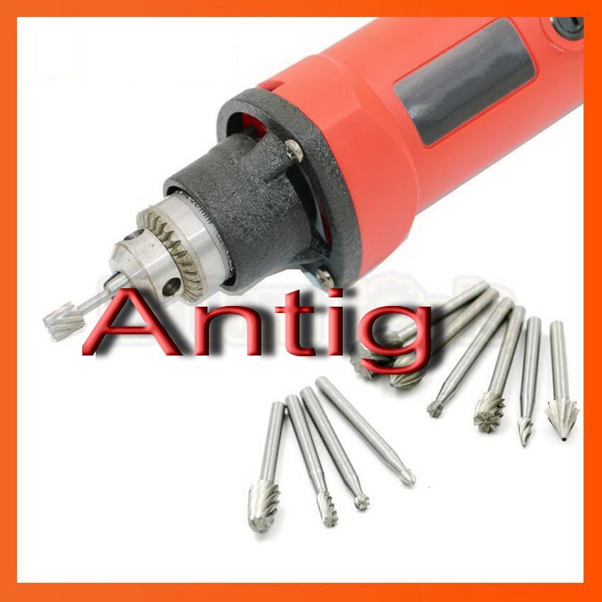 รหัสสินค้า 102 ดอกแกะสลัก ขนาดเล็ก 1/8 นิ้ว จำนวน10 ดอก สำหรับงานละเอียด ใช้กับเครื่องเจียรสายอ่อน เครื่องแกะสลัก สำหรับงานแกะสลักโดยเฉพาะ