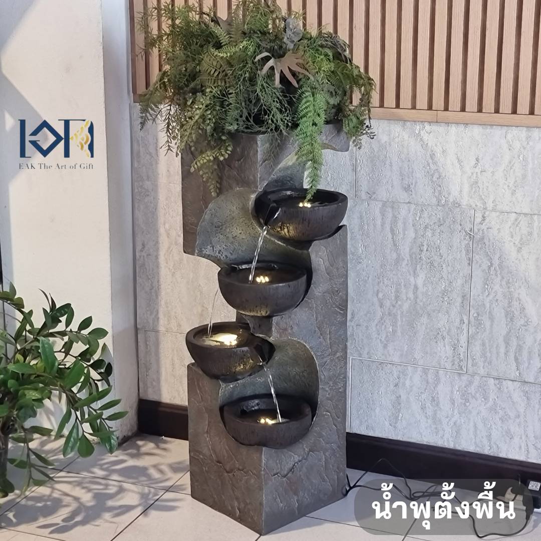 น้ำพุตั้งพื้น รุ่นFF2023 น้ำพุหน้าบ้าน อ่างน้ำตกแต่งบ้าน น้ำพุเสริมฮวงจุ้ยแต่งสวน