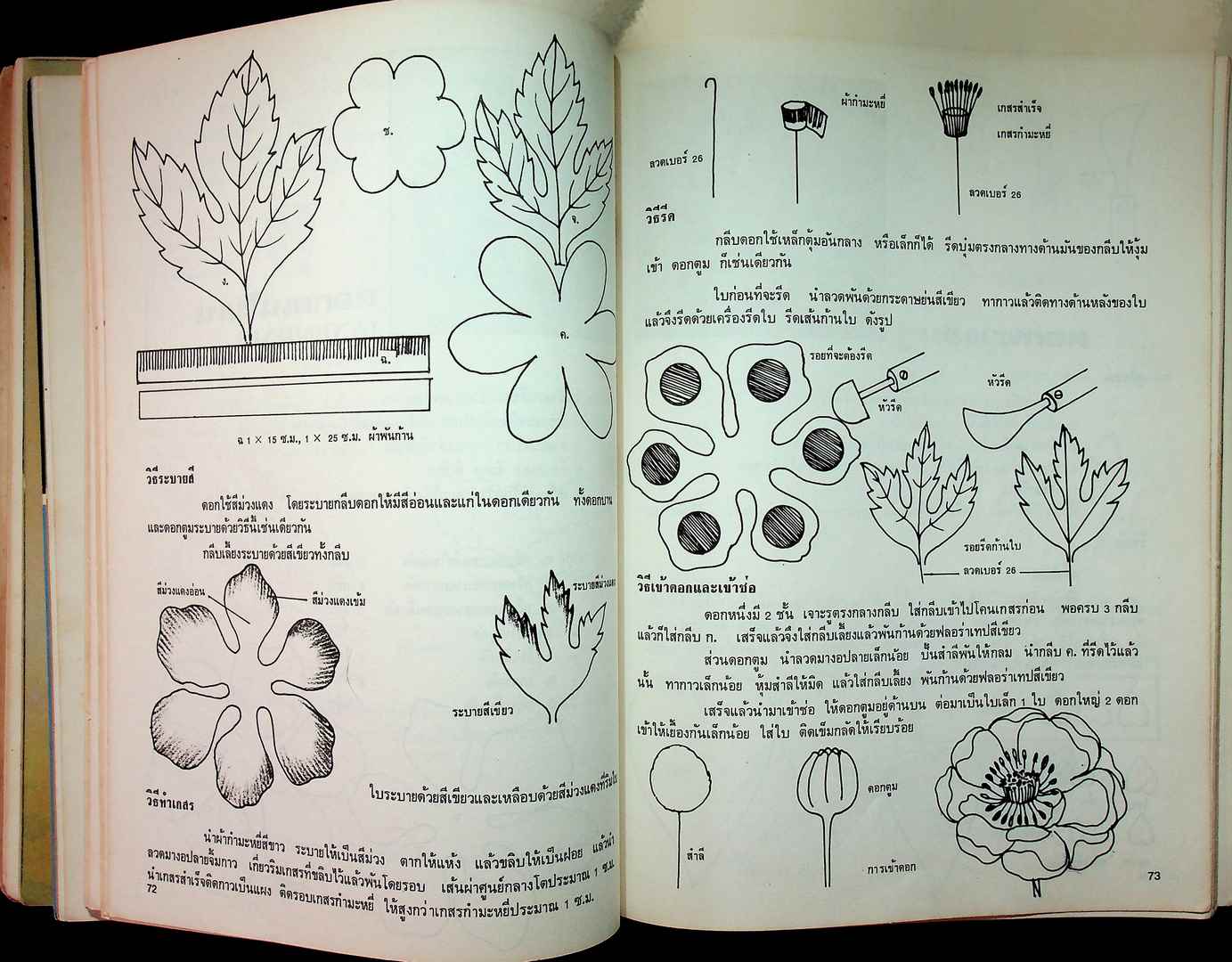 ตำราประดิษฐ์ดอกไม้แห้ง เล่ม 2