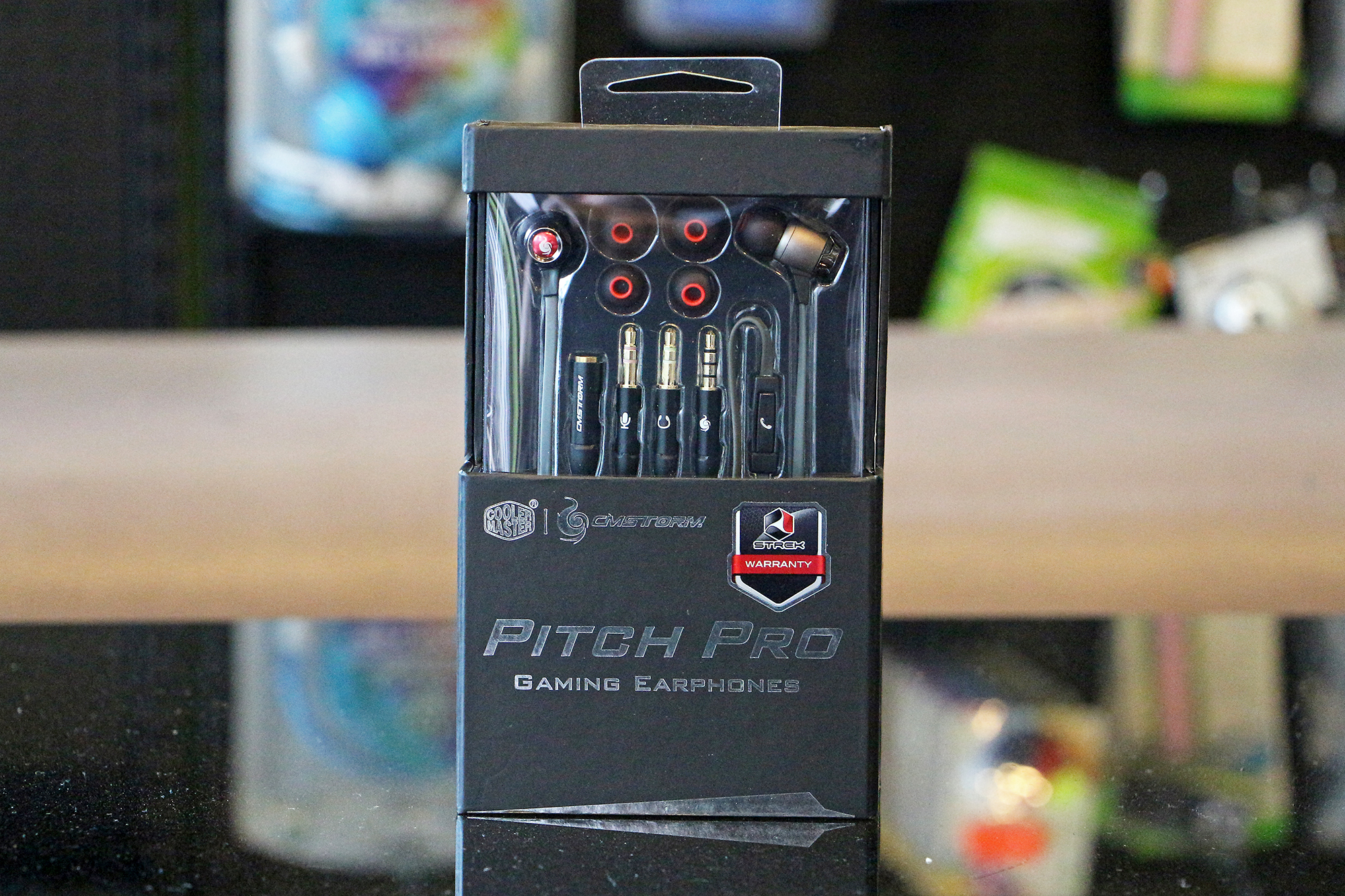 CM Storm earphone Pitch Pro หูฟังเล่นเกมส์แบบ earphone