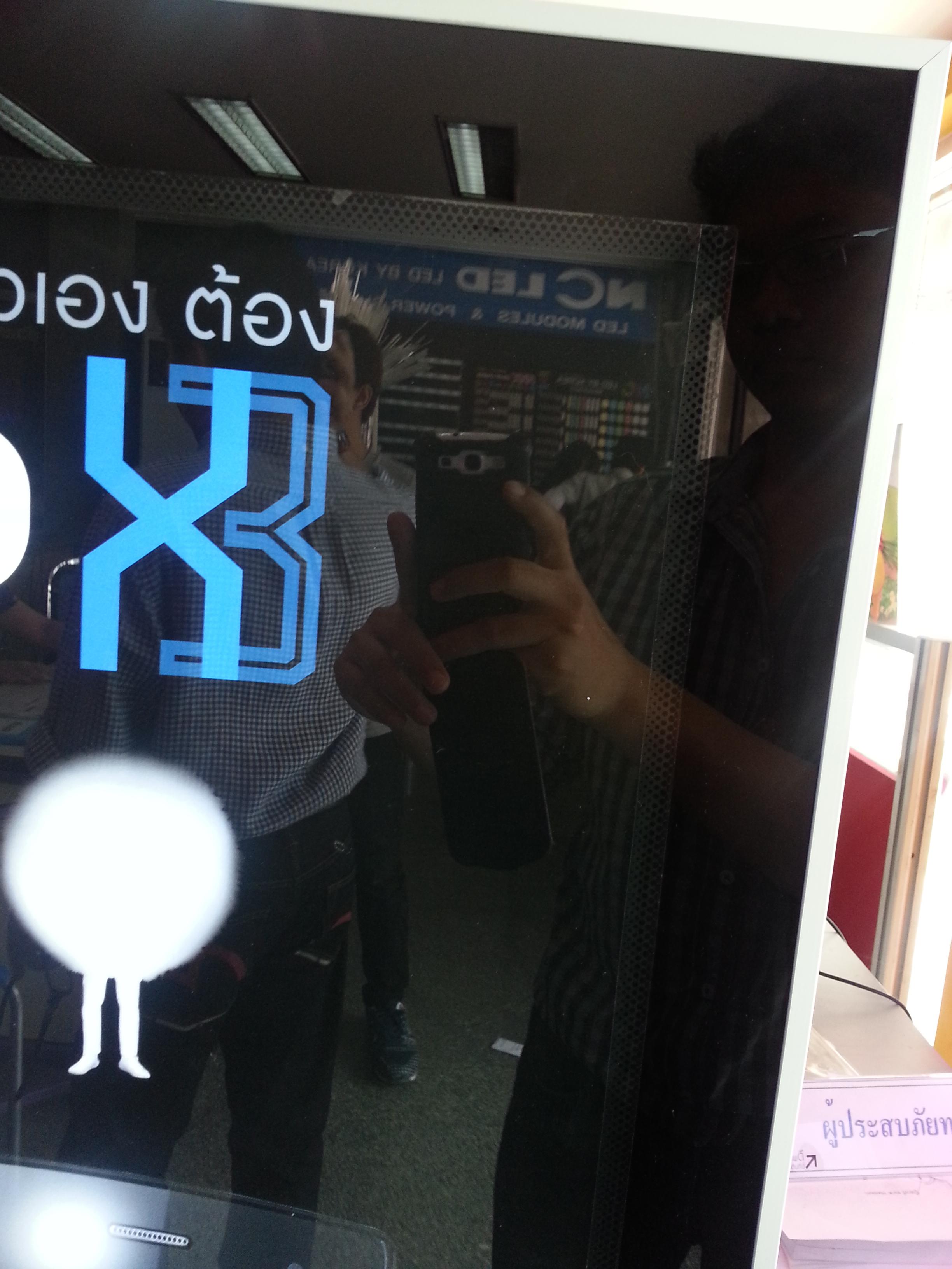 Slim light box ป้ายกรอบกระจายแสงพร้อมขาตั้ง รุ่นAS03